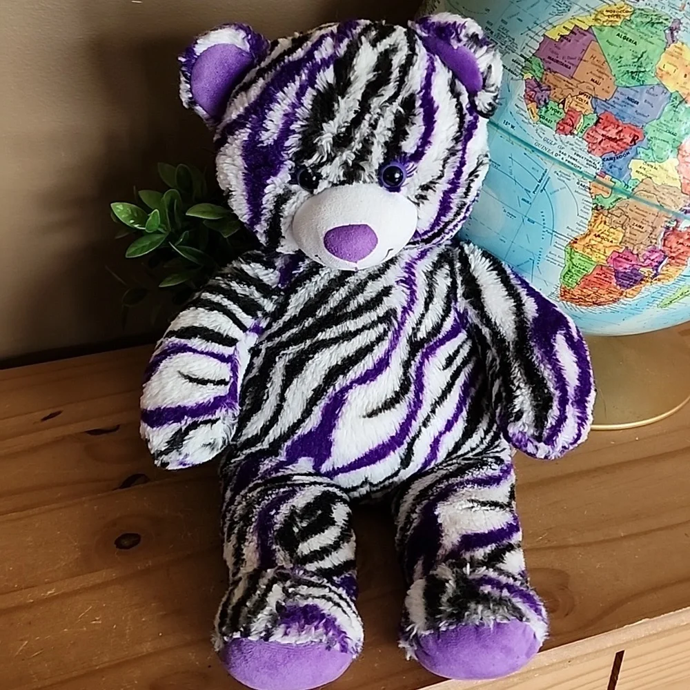 Build-A-Bear Wild About Stripes Zebra Plush - Picture 8 of 10